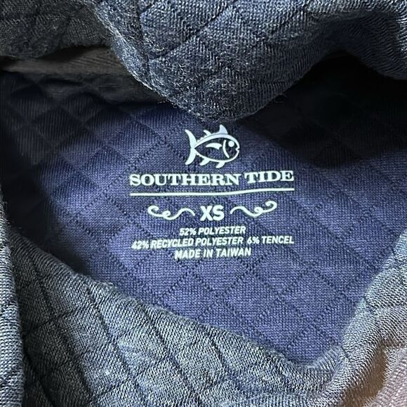 NWT Southern Tide long Sleeve Mellie MockNeck Sweatshirt in Nautical Nacy - XS - Picture 8 of 9